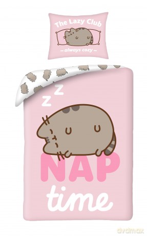 Pusheen Pościel, 140x200cm + 70x90cm 100% polyester microfiber