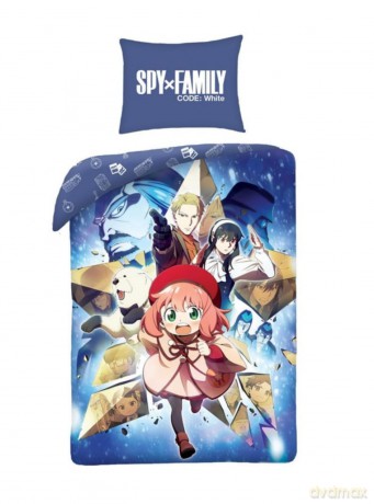 SPY X Family Pościel, 140x200cm + 70x90cm 100% poliester mikrofibra