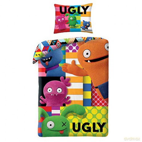 Ugly Dolls Pościel, 140x200cm + 70x90cm
