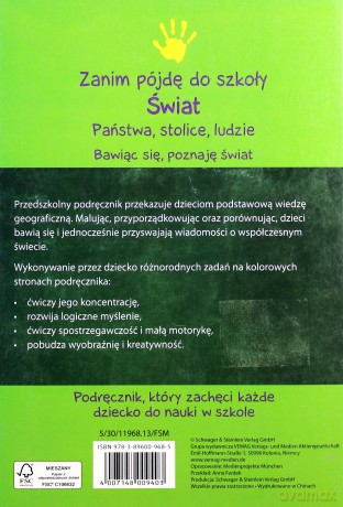 Zanim pójdę do szkoły - świat [KSIĄŻKA]