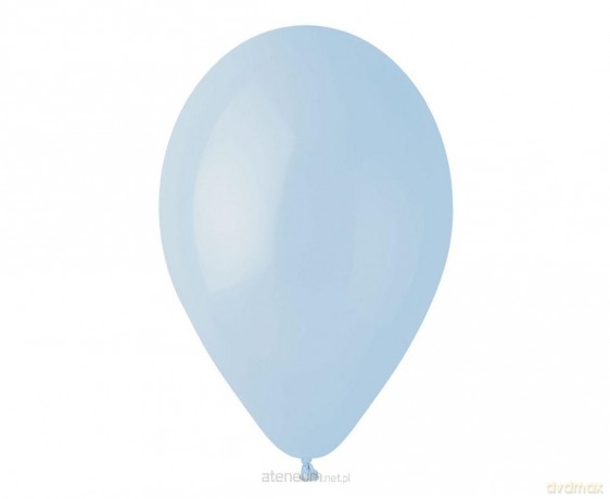 Balony pastel pudrowe błękitne 26cm 100szt