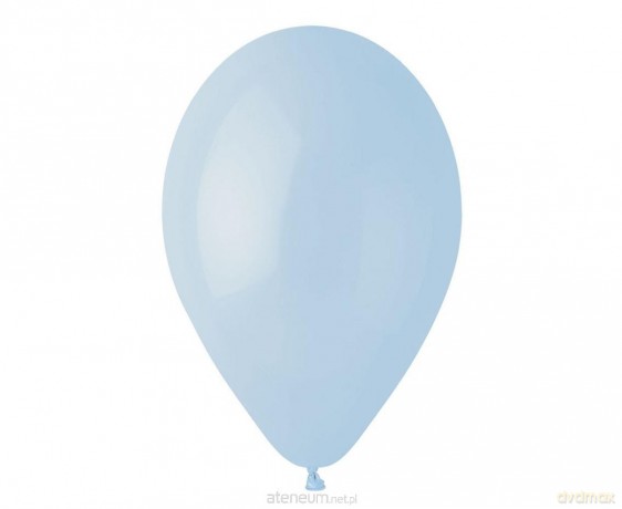 Balony pastel pudrowe błękitne 33cm 50szt