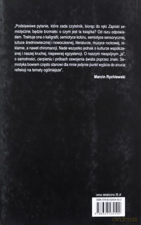 Zapiski semiotyczne - Marcin Rychlewski [KSIĄŻKA]