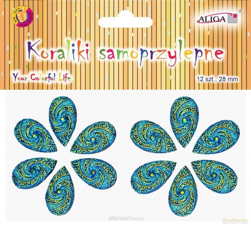 Dżety kryształki samoprzylepne łezki