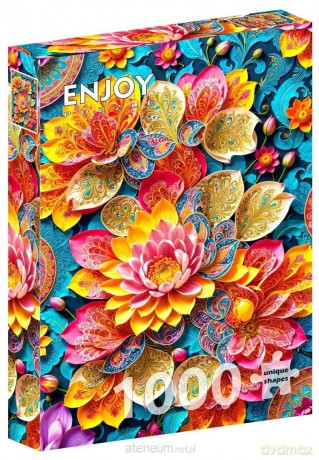 ENJOY 1000 el. Kolorowe lilie wodne [PUZZLE]