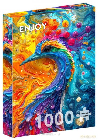ENJOY 1000 el. Kolorowe pióra [PUZZLE]