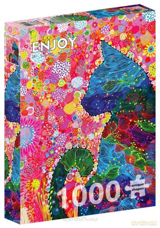 ENJOY 1000 el. Kolorowy kot [PUZZLE]