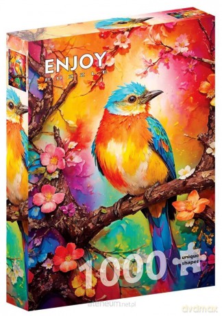 ENJOY 1000 el. Kolorowy ptaszek [PUZZLE]
