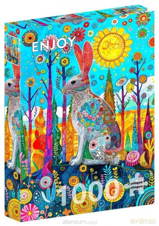ENJOY 1000 el. Kolorowy zając [PUZZLE]