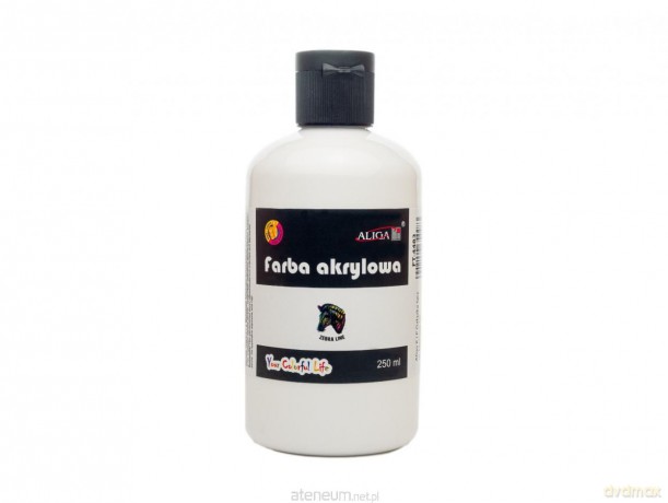 Farba akrylowa biała 250ml