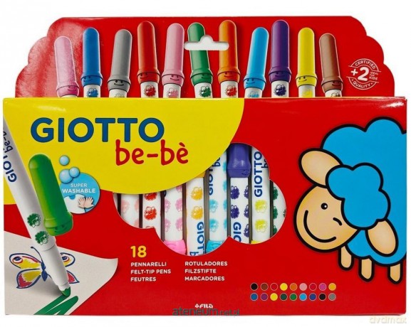 Flamastry BeBe 18 kolorów