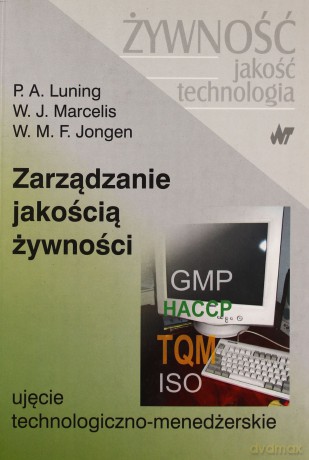 Zarządzanie jakością żywności [KSIĄŻKA]