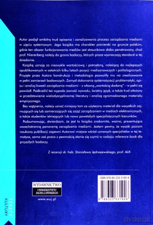 Zarządzanie mediami. Ujęcie systemowe [KSIĄŻKA]
