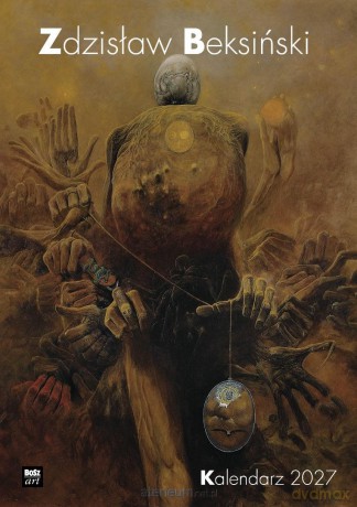 Kalendarz 2027 Beksiński wzór 1 A3 - Bartosz Szymanik [KALENDARZ]