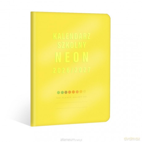 Kalendarz szkolny 2026/2027 NEON [KALENDARZ]