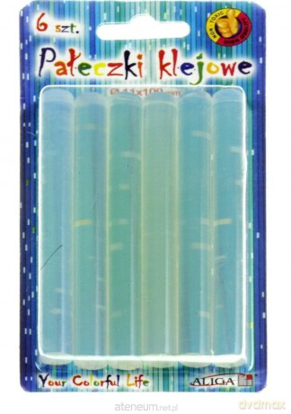 Klej do pistoletu na gorąco bezbarwny 6szt 11mm