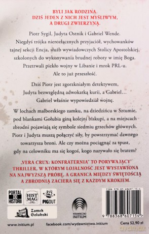 Konfraternia. Vera Crux (barwione brzegi) - Krzysztof Piersa [KSIĄŻKA]