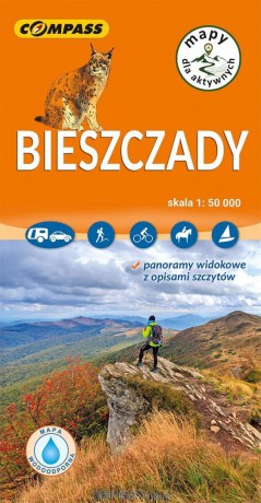 Mapa turystyczna - Bieszczady 1:50 000