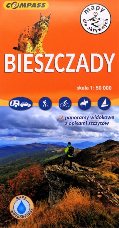Mapa turystyczna - Bieszczady 1:50 000