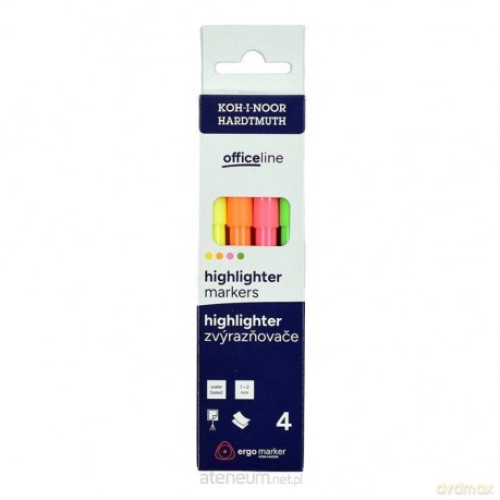 Markery 1-2mm 4 kolory
