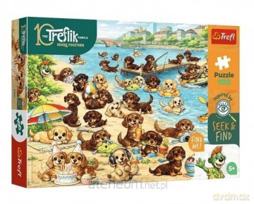 TREFL 100 el. Jamniki i Trefliki [PUZZLE]