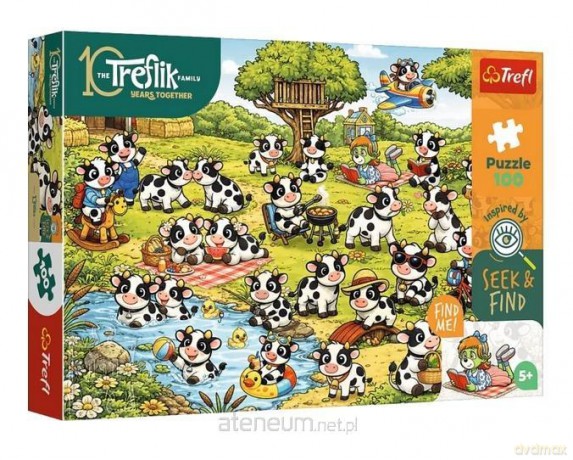 TREFL 100 el. Trefliki - Świat krówek [PUZZLE]