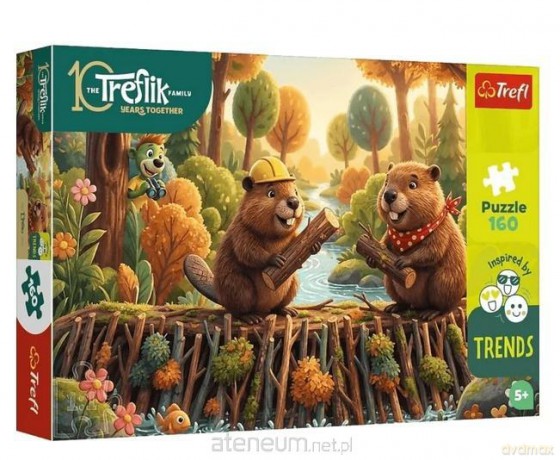 TREFL 160 el. Trefliki - U bobra [PUZZLE]