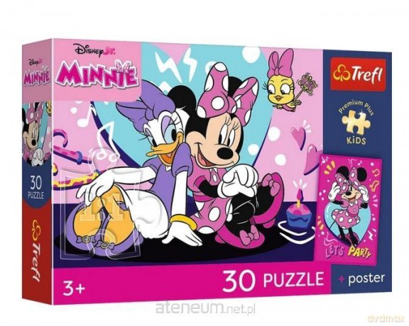 TREFL 30 el. Disney Minnie + plakat [PUZZLE]