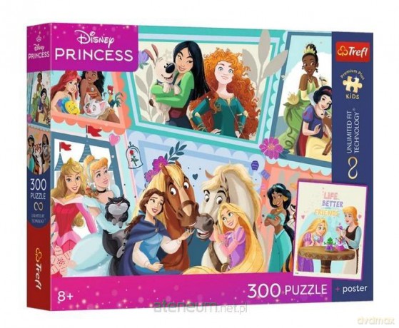 TREFL 300 el. Disney Cudowny bal + plakat [PUZZLE]