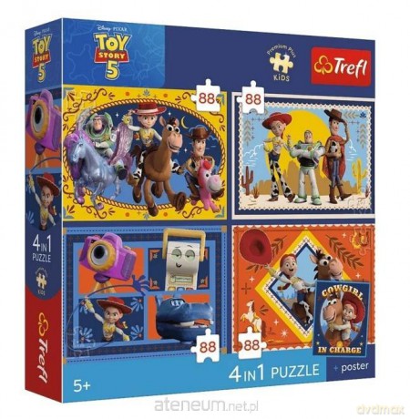 TREFL 4w1 Toy Story 5 + plakat [PUZZLE]