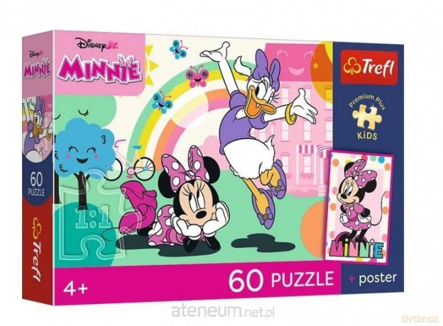 TREFL 60 el. Disney Minnie + plakat [PUZZLE]