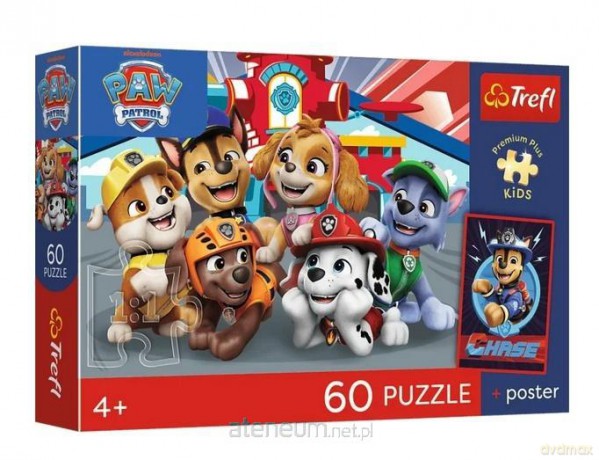 TREFL 60 el. Psi Patrol + plakat [PUZZLE]