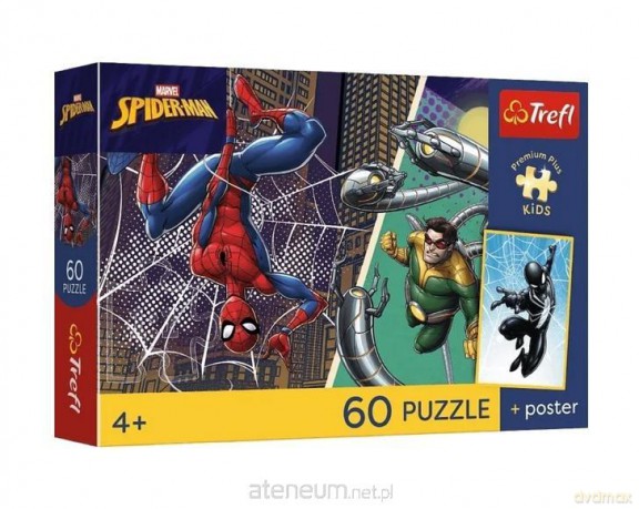 TREFL 60 el. Spiderman + plakat [PUZZLE]