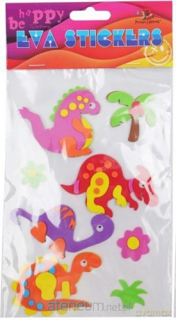 Zestaw naklejek Eva Dinozaury 8szt