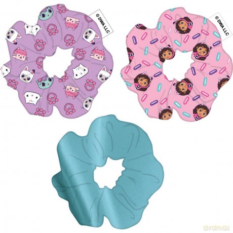 Cerda Beauty: Gabby's Dollhouse - Scrunchies (3pcs) (2500003454)