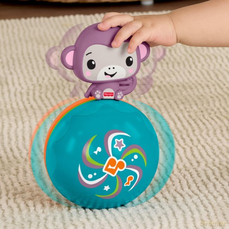 Fisher Price: Crawling Musical Purple Monkey (JLB95) [FIGURKA]