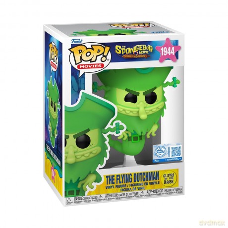Funko Pop! Movies: The SpongeBob Movie: Search for SquarePants - The Flying Dutchman (Glows in The Dark) (Special Edition) #1944 Vinyl Figure [FIGURKA]