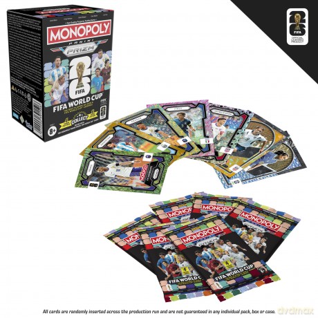 Hasbro Monopoly Panini Prizm: Fifa World Cup Booster Pack (English Language) (G2677) [KARTY]