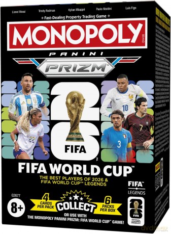 Hasbro Monopoly Panini Prizm: Fifa World Cup Booster Pack (English Language) (G2677) [KARTY]