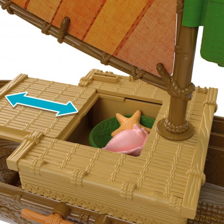 Mattel Disney Dolls: Disney Vaiana Fashion Dolls - Disney Vaiana Vaiana's Boat (JLN22)
