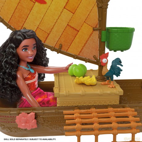 Mattel Disney Dolls: Disney Vaiana Fashion Dolls - Disney Vaiana Vaiana's Boat (JLN22)