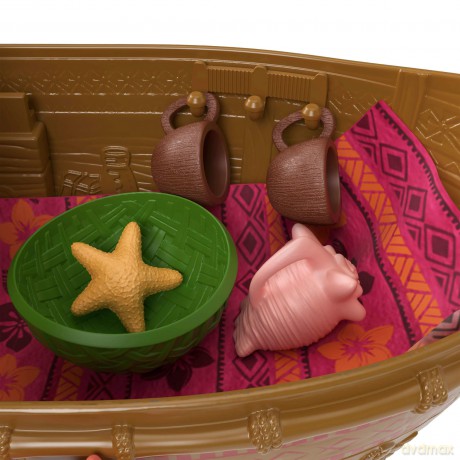 Mattel Disney Dolls: Disney Vaiana Fashion Dolls - Disney Vaiana Vaiana's Boat (JLN22)
