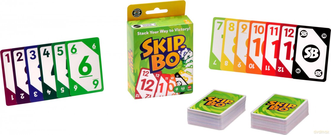 Mattel Skip Bo: New Skip-Bo (JMM20) [KARTY]