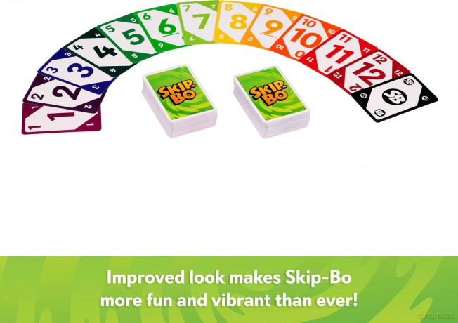 Mattel Skip Bo: New Skip-Bo (JMM20) [KARTY]