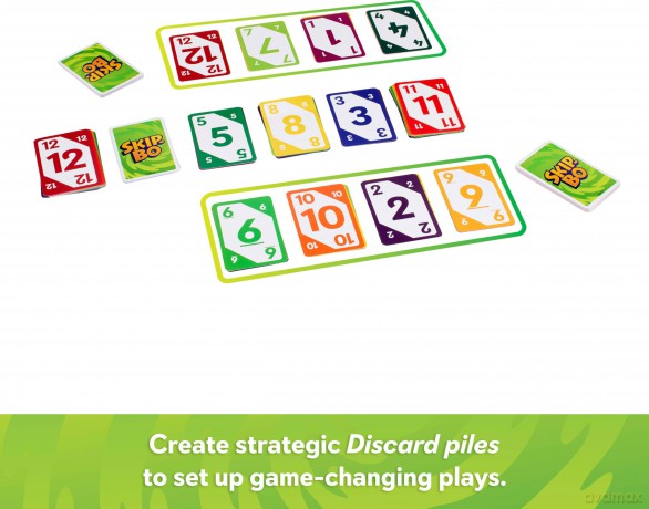 Mattel Skip Bo: New Skip-Bo (JMM20) [KARTY]