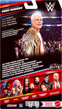 Mattel WWE Elite Collection: "The American Nightmare'' Cody Rhodes - Action Figure (JHT78) [FIGURKA]