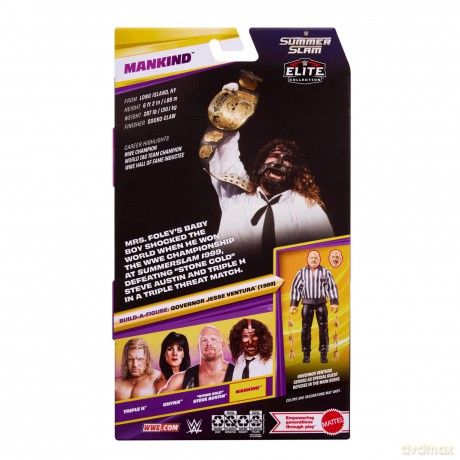 Mattel WWE Elite Collection: Summerslam - Mankind Action Figure (JHX81) [FIGURKA]