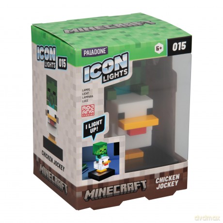 Paladone Icons: Minecraft - Chicken Jockey Light (PP16289MCF)
