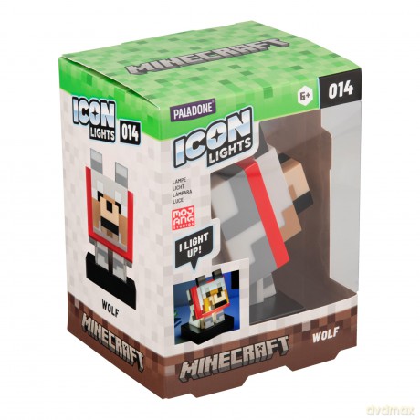 Paladone Icons: Minecraft - Wolf Light (PP16019MCFID)