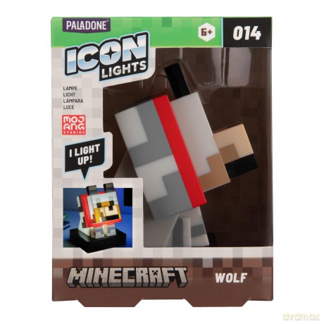 Paladone Icons: Minecraft - Wolf Light (PP16019MCFID)